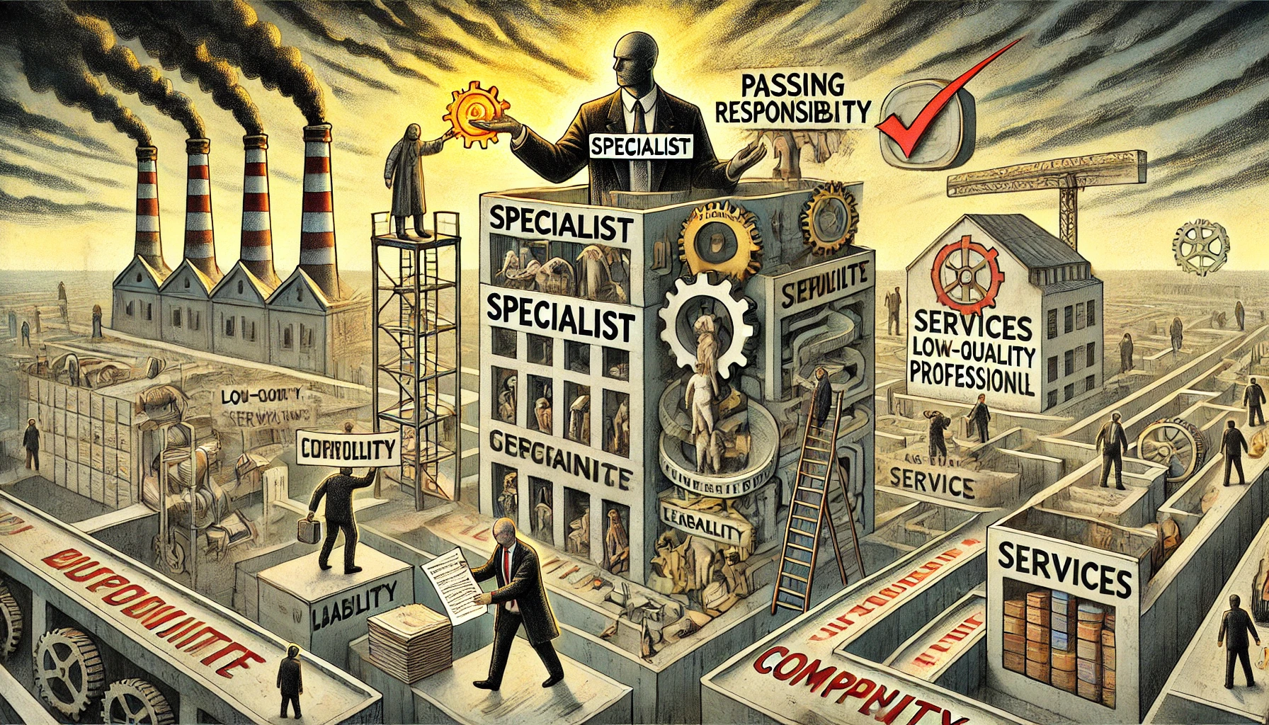 Analiza subwersji systemowej w kontekście generowania potrzeb przez regulacje prawne a deprofesjonalizacja usług